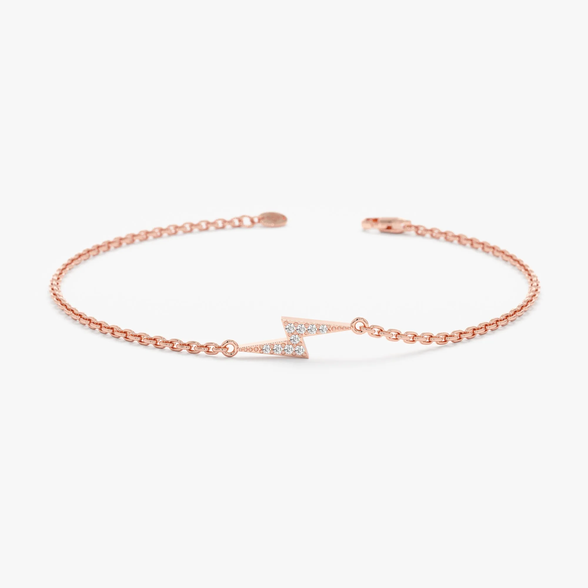 Diamond Lightning Bolt Bracelet, Electra