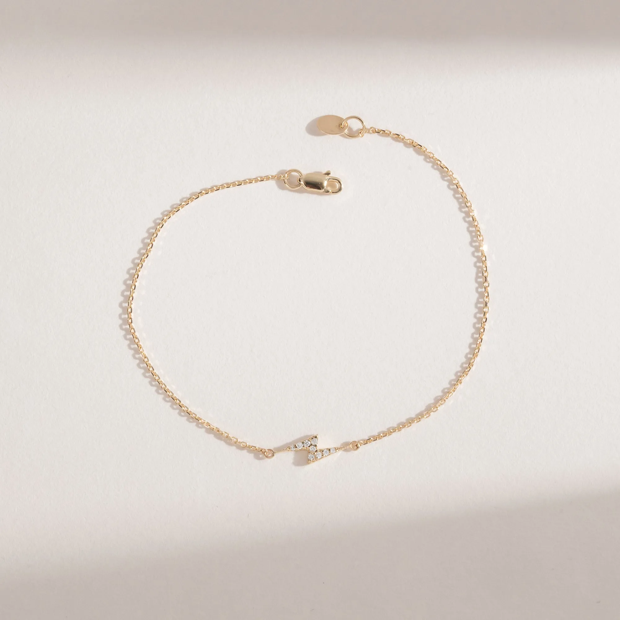 Diamond Lightning Bolt Bracelet, Electra