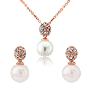 Elegance of Rose Gold Jewellery Set