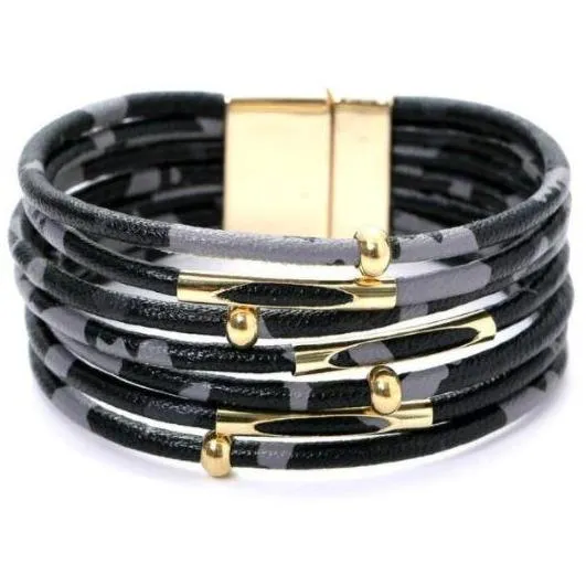 FREE   Shipping Women Multi-layers Colour Beads Sequins Set Bracelets