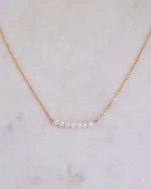 Freshwater Pearl Band Necklace