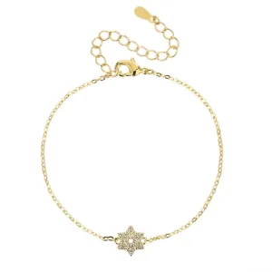 Full Pave Small Magen David Bracelet