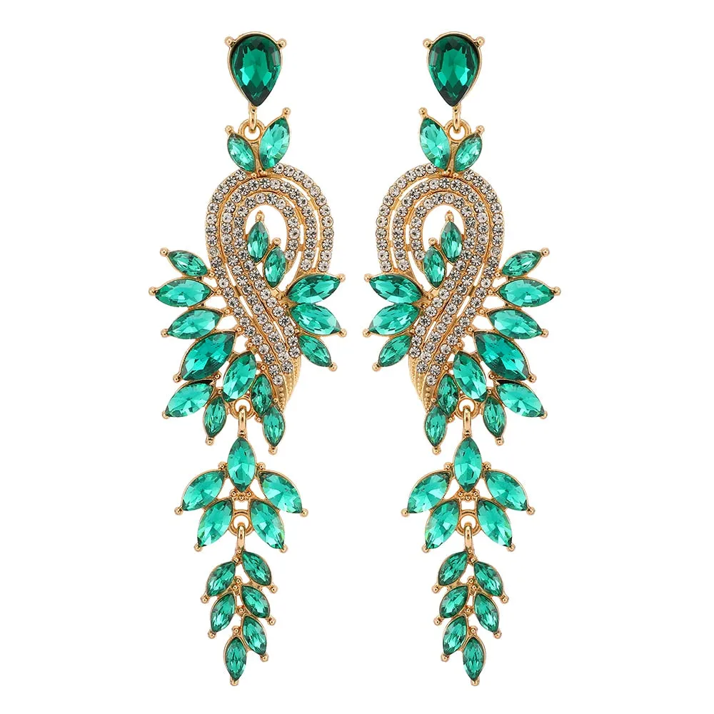 Geometric Big Long Pendant Earrings