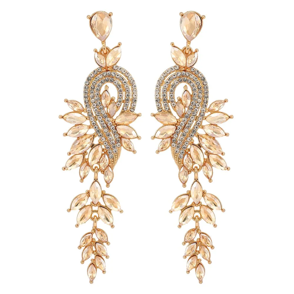 Geometric Big Long Pendant Earrings