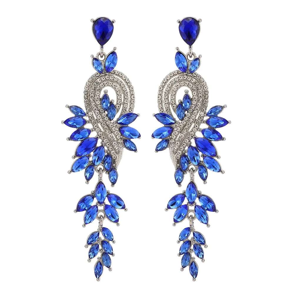 Geometric Big Long Pendant Earrings