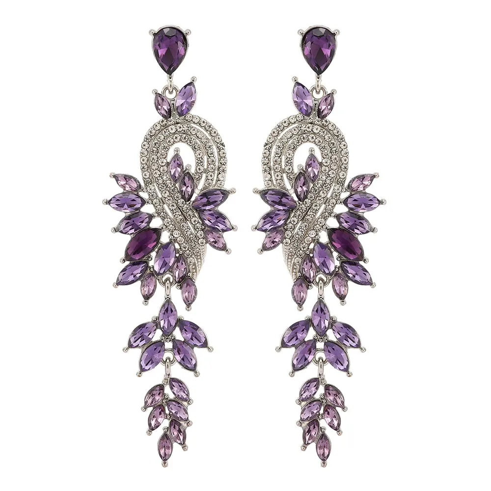 Geometric Big Long Pendant Earrings