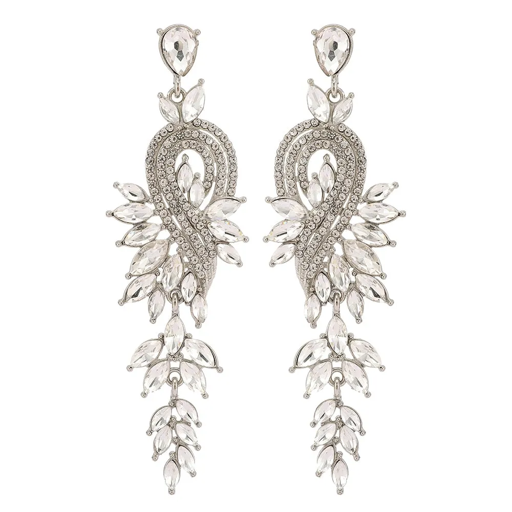 Geometric Big Long Pendant Earrings