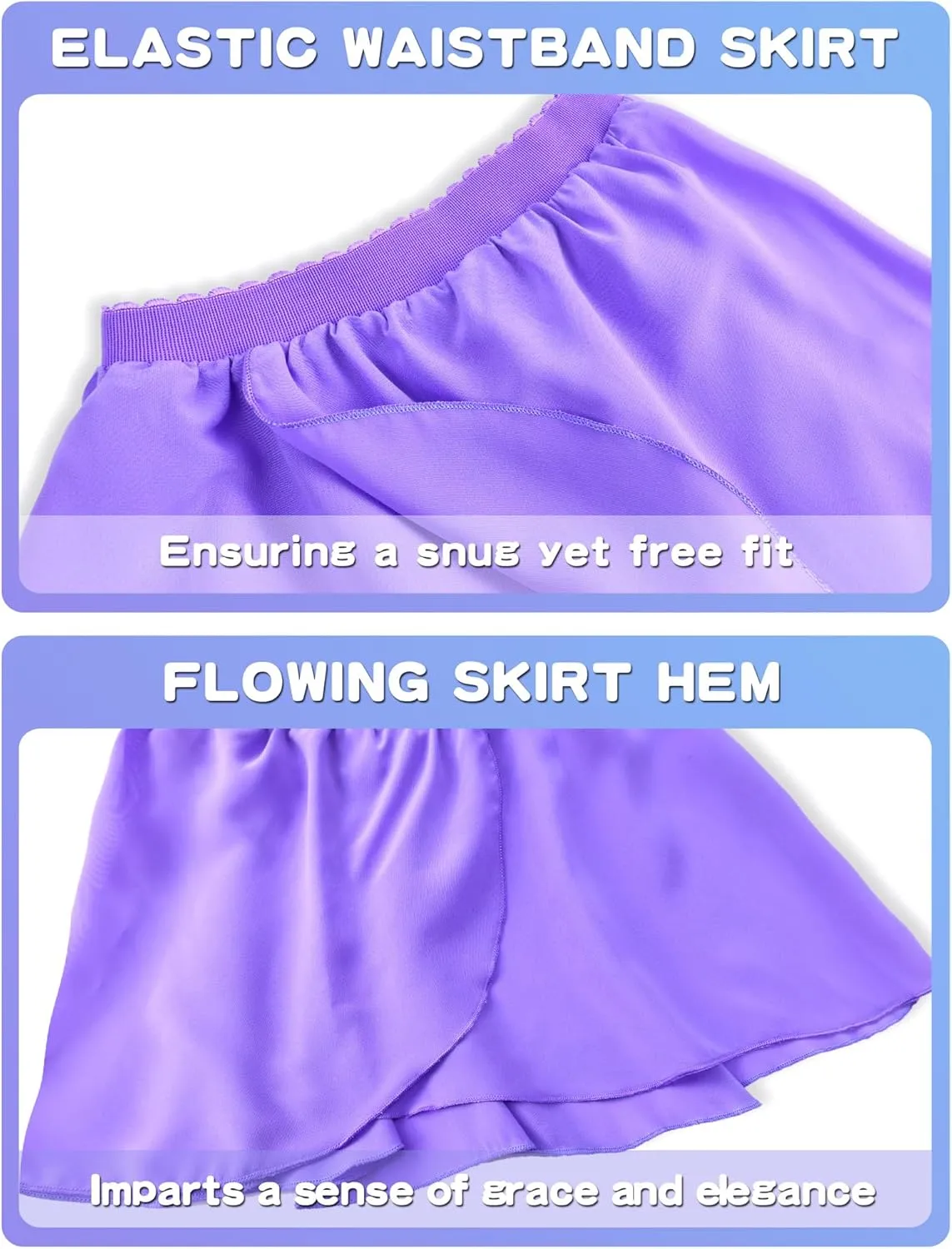Girls Gymnastics Leotards Sleeveless Tumble Outfit with Removable Skirt Kids Dance Dress Combo
