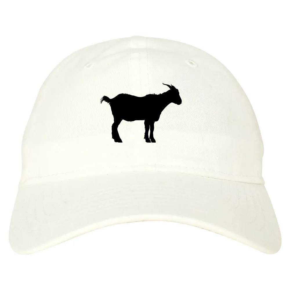 Goat Animal Chest Mens Dad Hat Baseball Cap