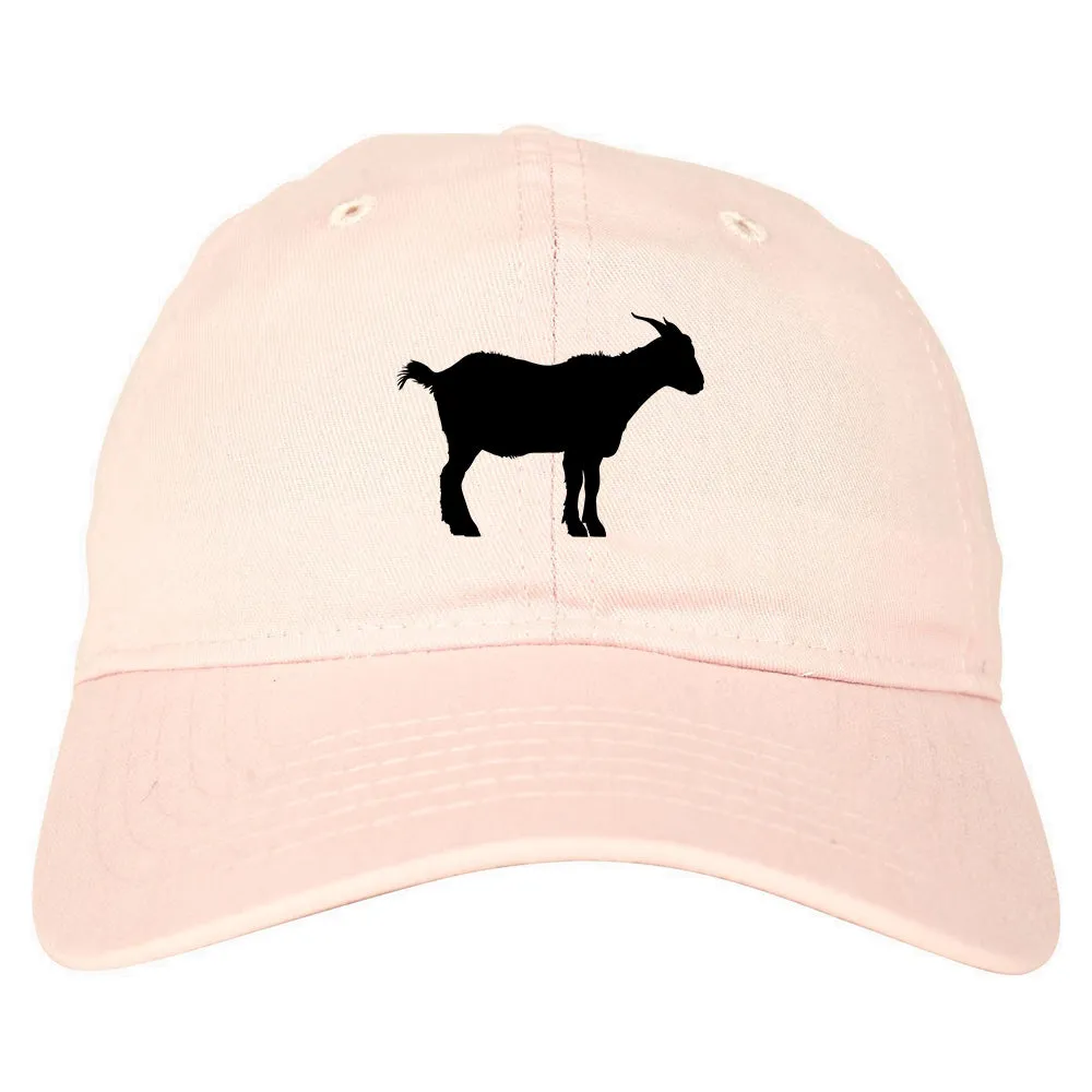 Goat Animal Chest Mens Dad Hat Baseball Cap