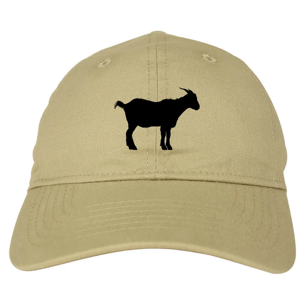 Goat Animal Chest Mens Dad Hat Baseball Cap