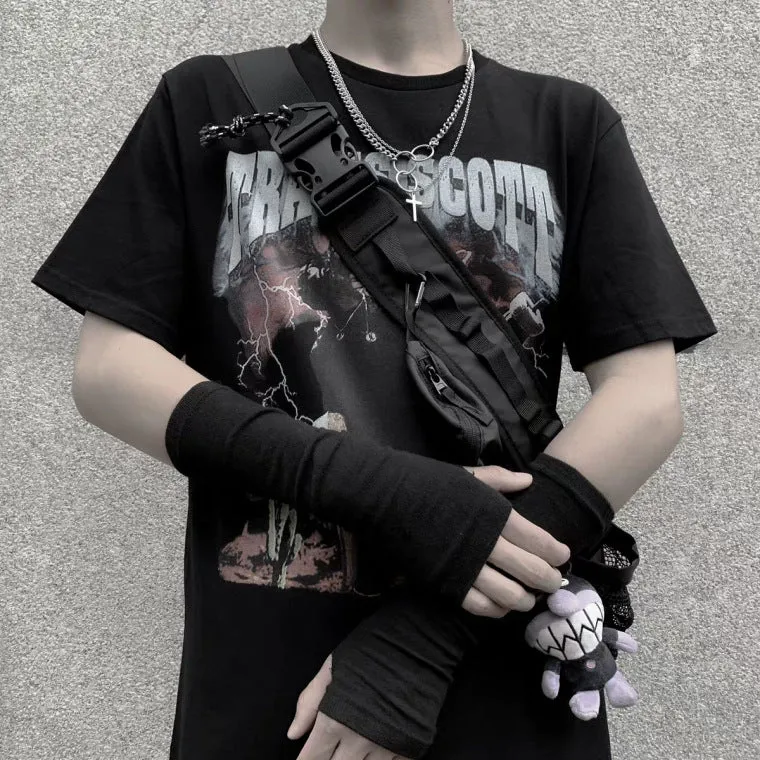 Harajuku Style Hip-hop Cross Pendant Personality Combination Punk