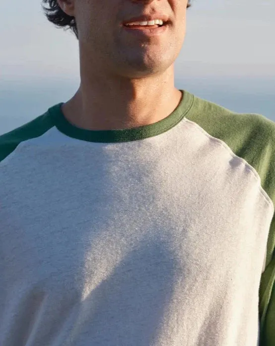 Hemp Baseball Tee in True Green