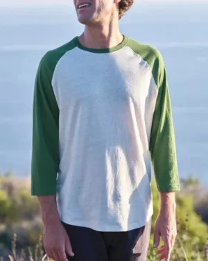 Hemp Baseball Tee in True Green