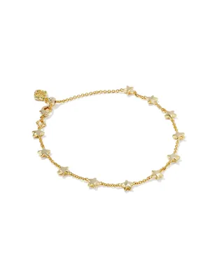 Kendra Scott Sierra Star Delicate Chain Bracelet in Gold