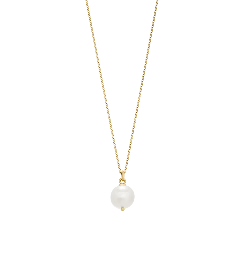 Kirstin Ash Large Freshwater Pearl Necklace, Gold