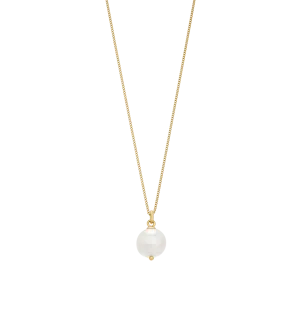 Kirstin Ash Large Freshwater Pearl Necklace, Gold