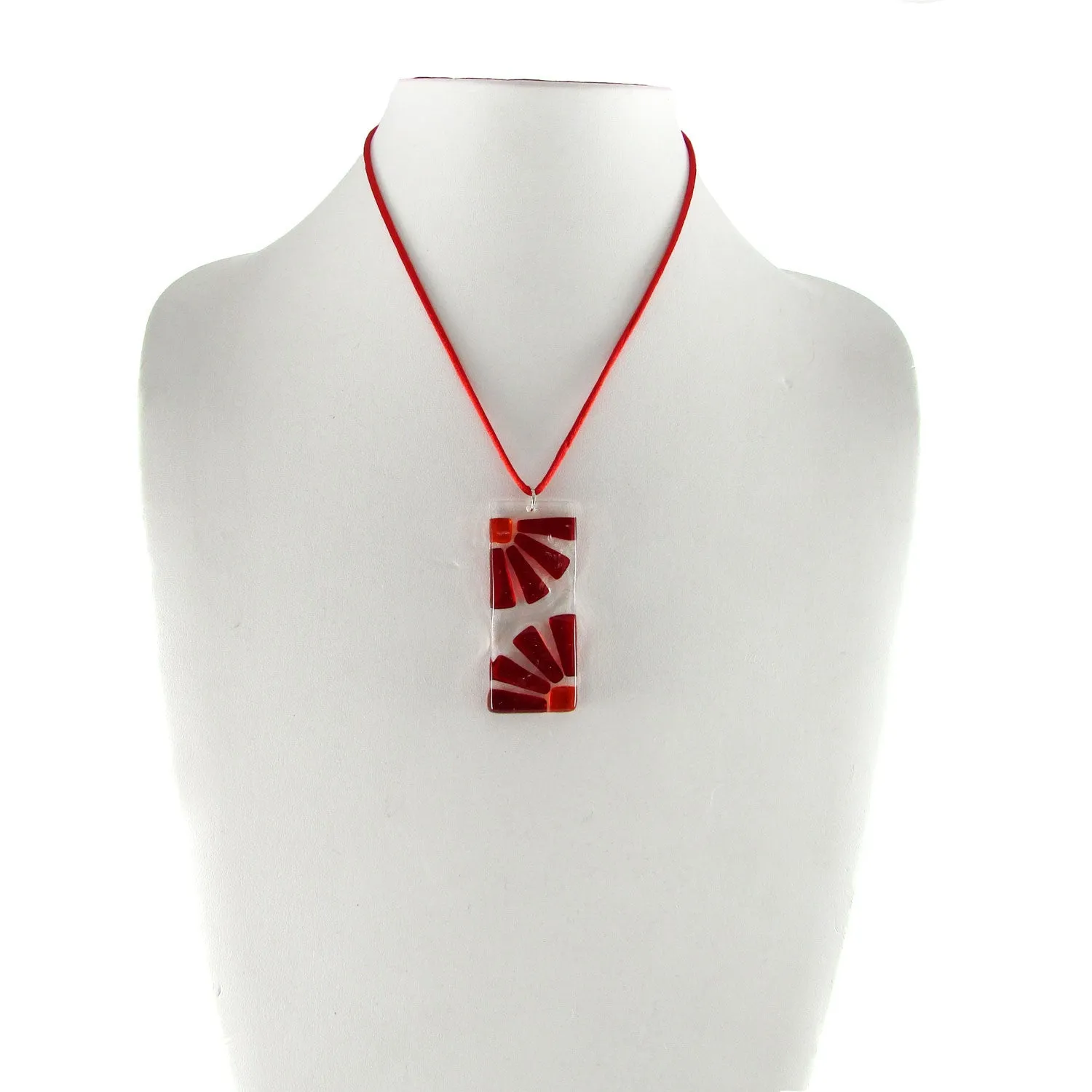 LAMA Glass Pendant - Red