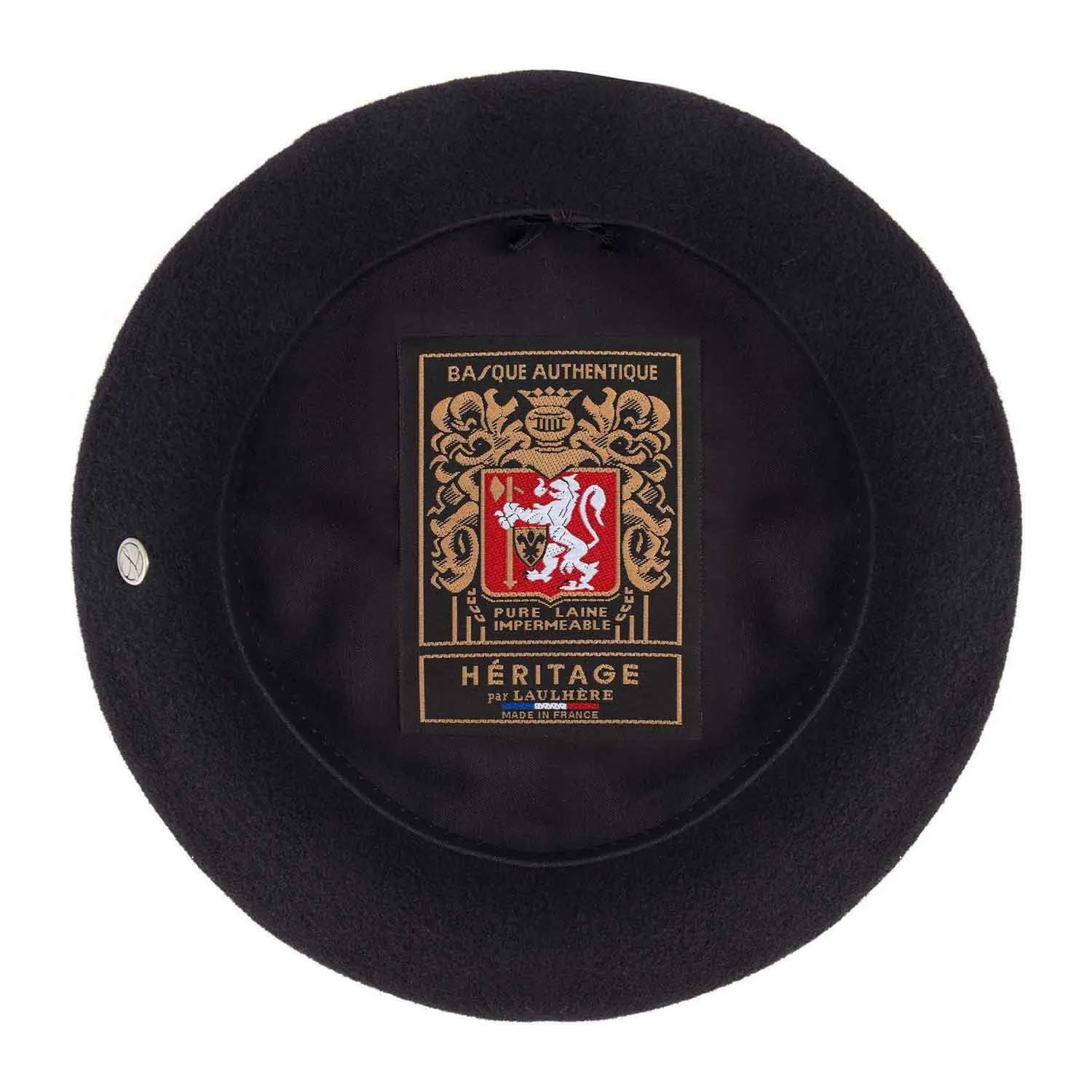 *Laulhere-France "Vrai Basque/Fandango" 10" Anglo Basque Wool Beret, Style#51