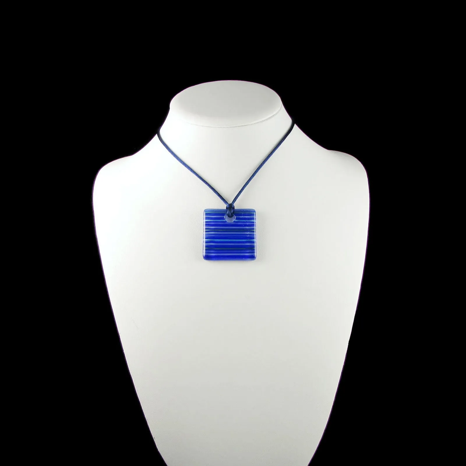 LGAN Glass Pendant - Navy