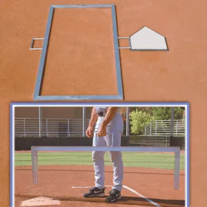 Lightweight Aluminum Folding Batter's Box Template