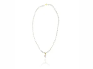 Lola Knight - Luca - Freshwater Pearl Necklace - Gold