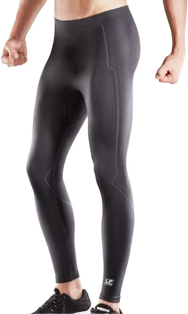 LP SUPPORT Men's AIR Compression Long Tights Fitness Compression Wear - Cool and Dry Sculpting Shapewear Fit Tights