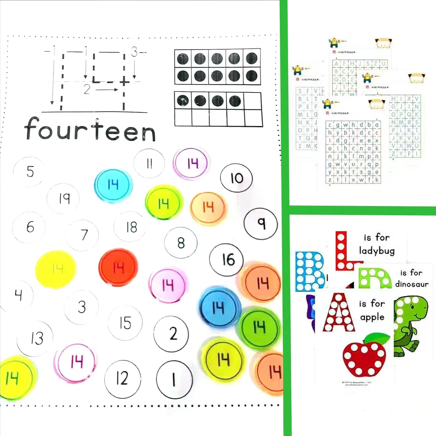 Magnetic Bingo Chips 600 Pieces Plastic Transparent Game Tokens with Metal Rings - Mix 6 Colors