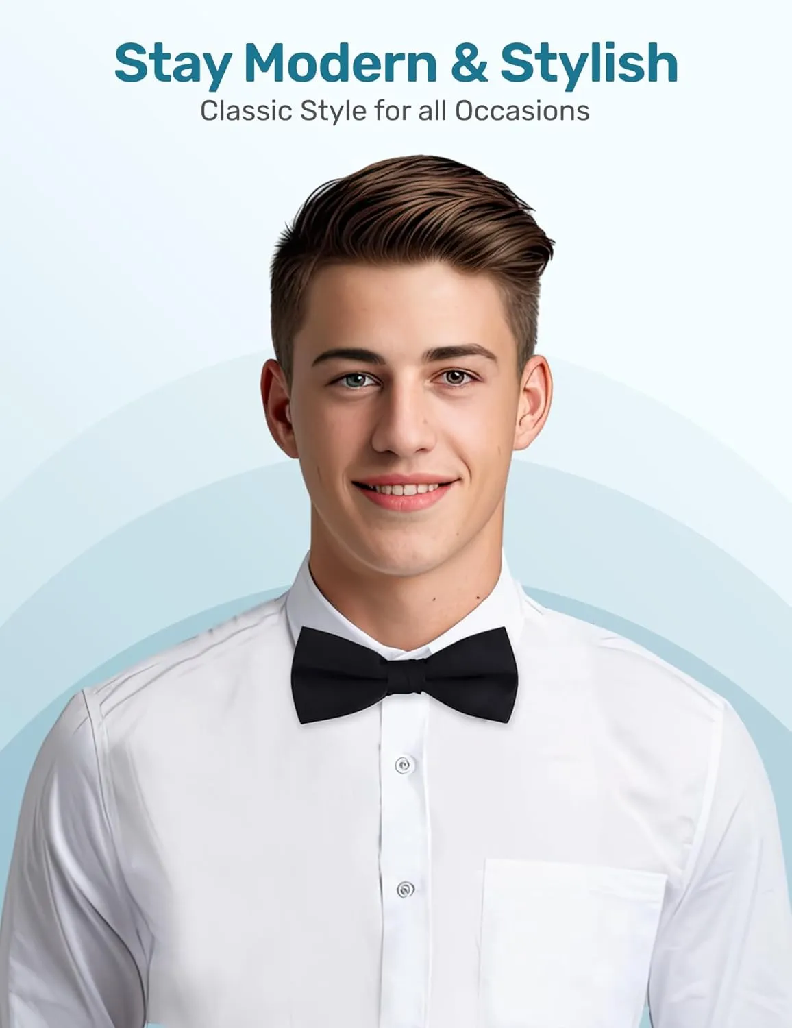 Men's Classic Pre-Tied Formal Tuxedo Bow Tie - S.H Churchill