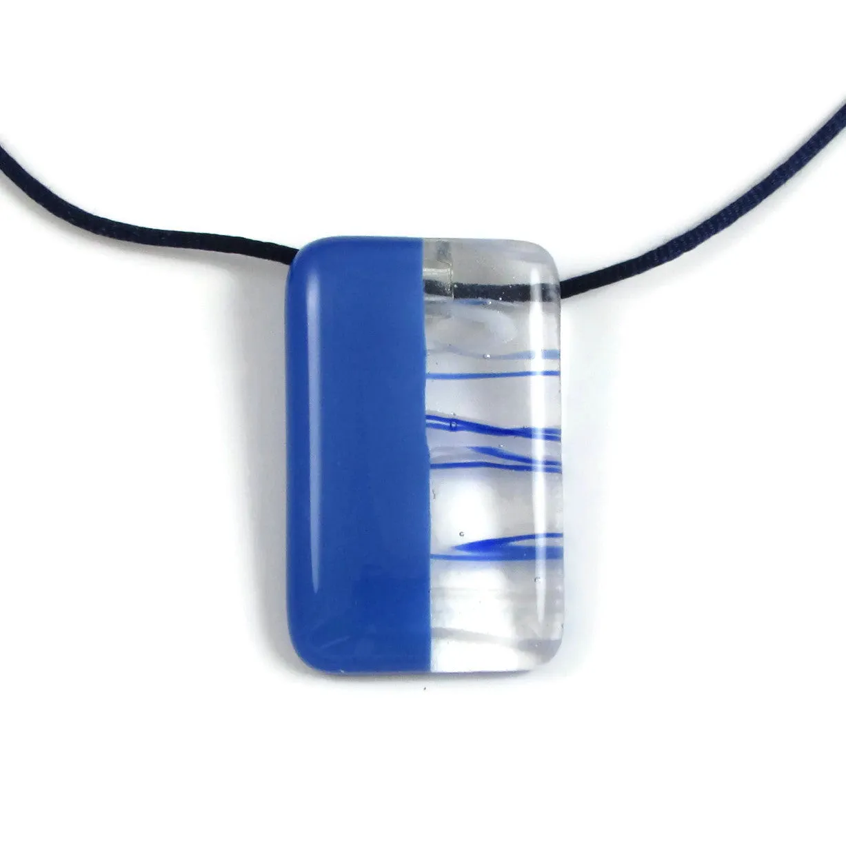 Mitad Glass Pendant - Pink