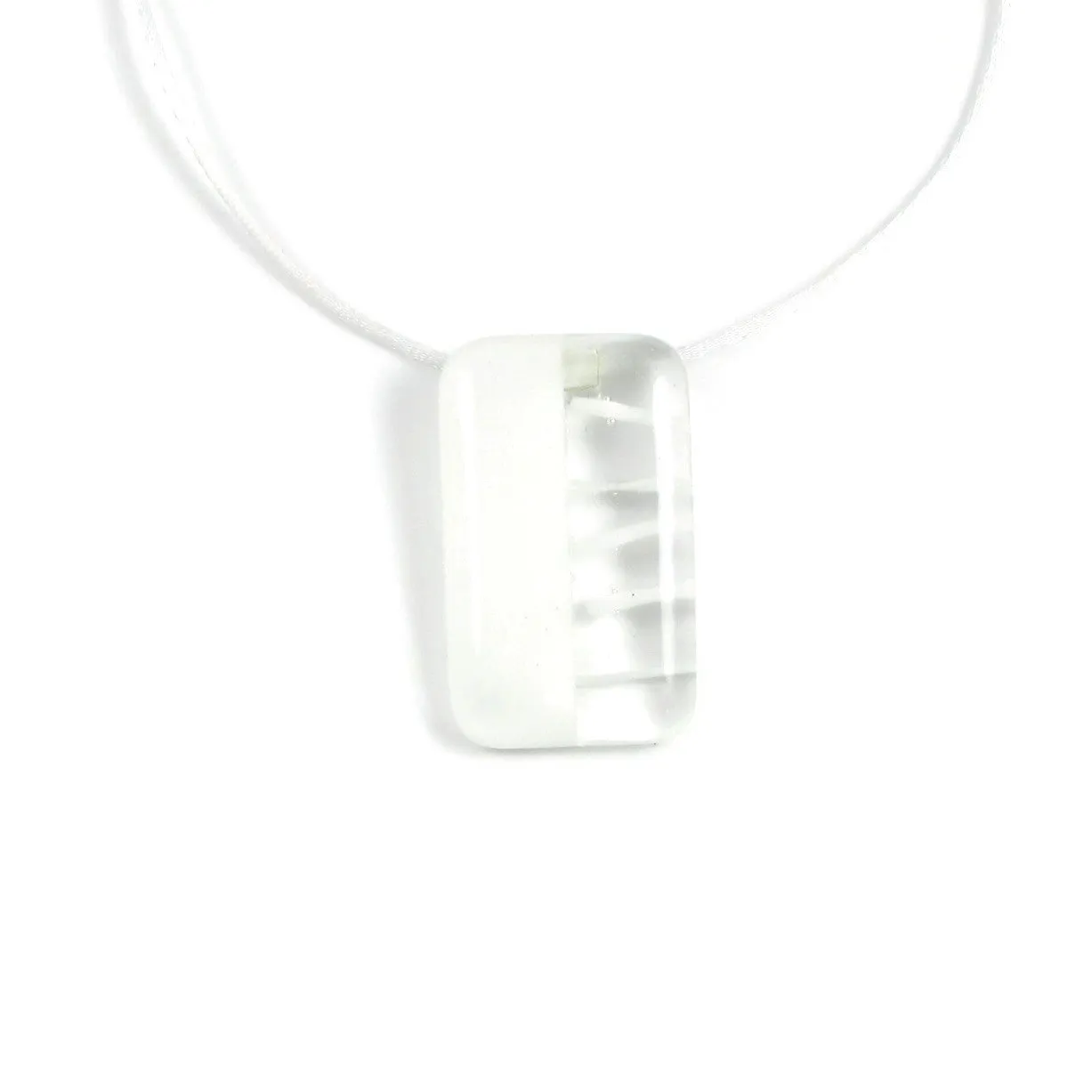 Mitad Glass Pendant - Pink