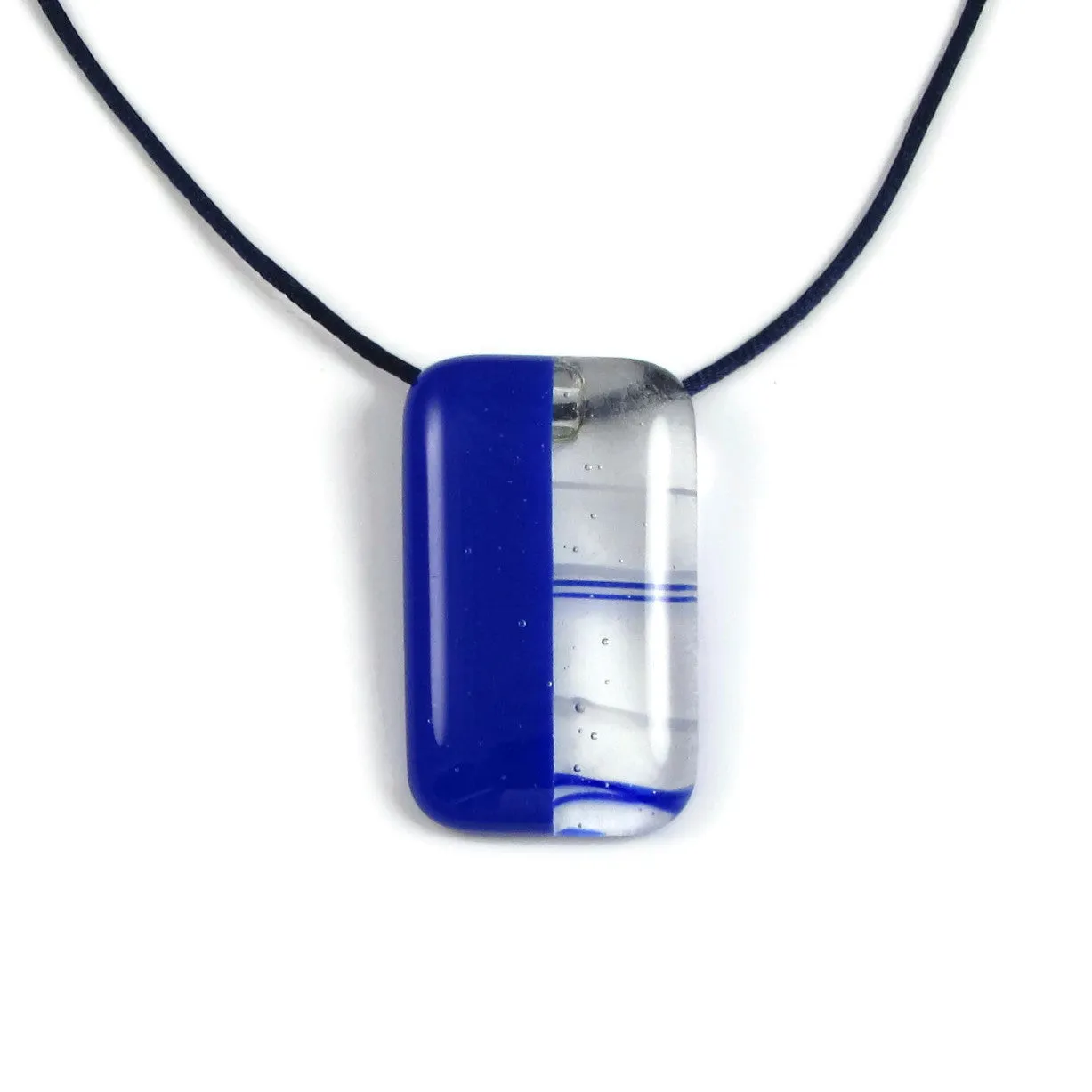 Mitad Glass Pendant - Pink