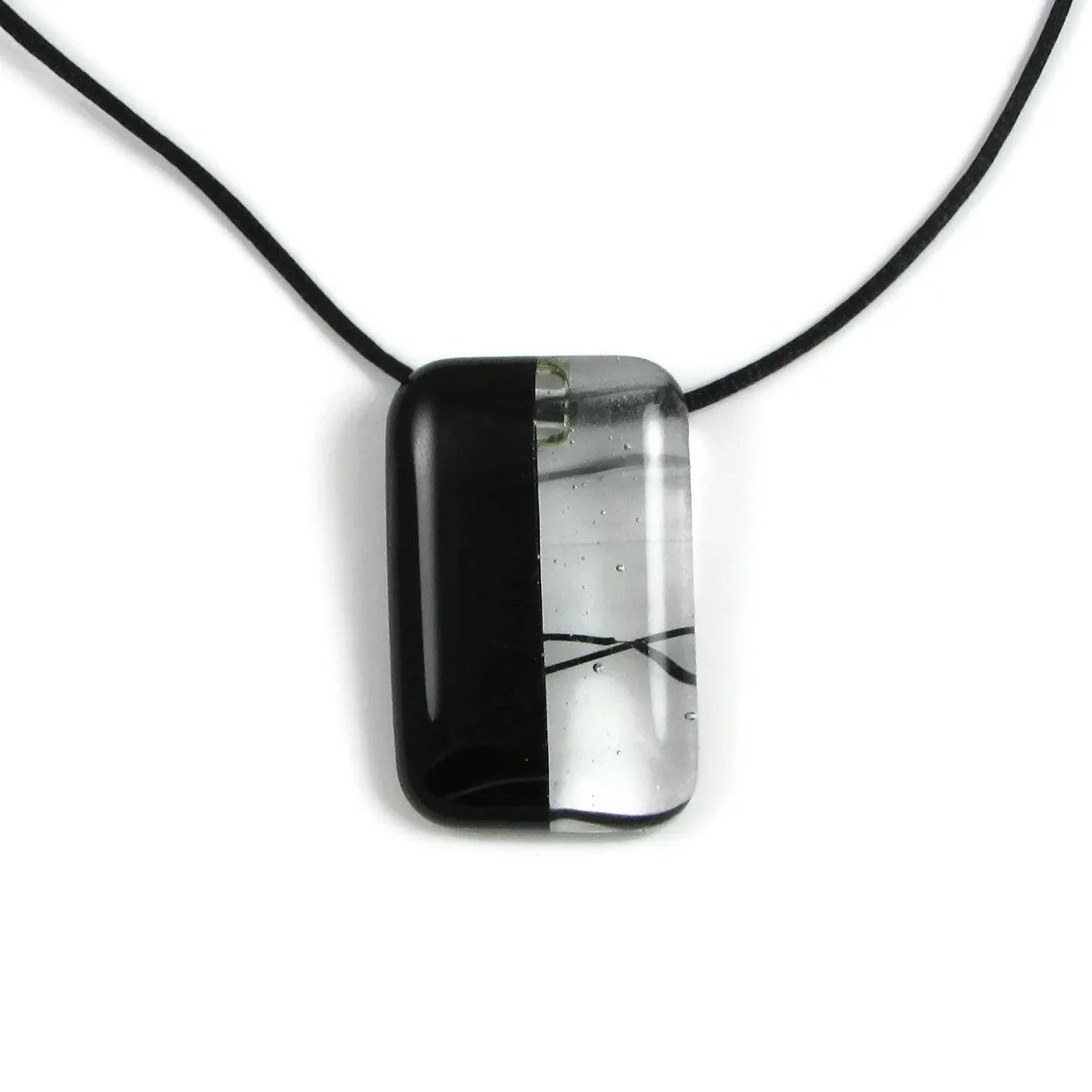 Mitad Glass Pendant - Pink