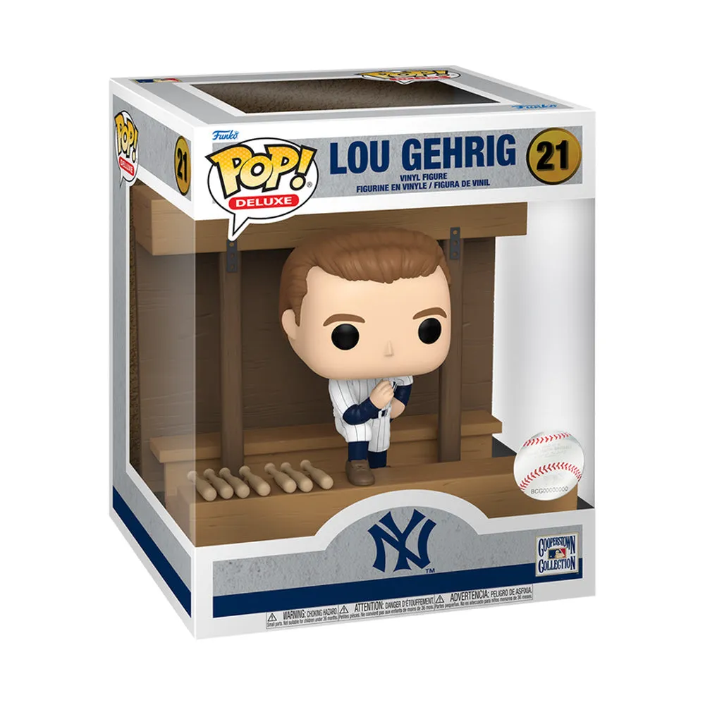MLB New York Yankees Lou Gehrig Dugout Funko Pop! Deluxe Vinyl Figure