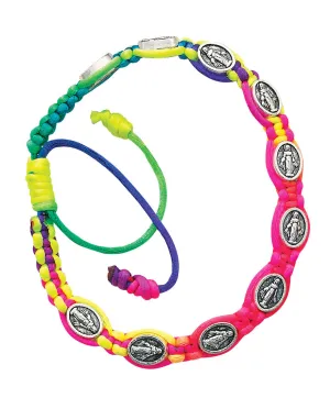 MULTI COLOR MIRACULOUS CORD BRACELET-BR604C