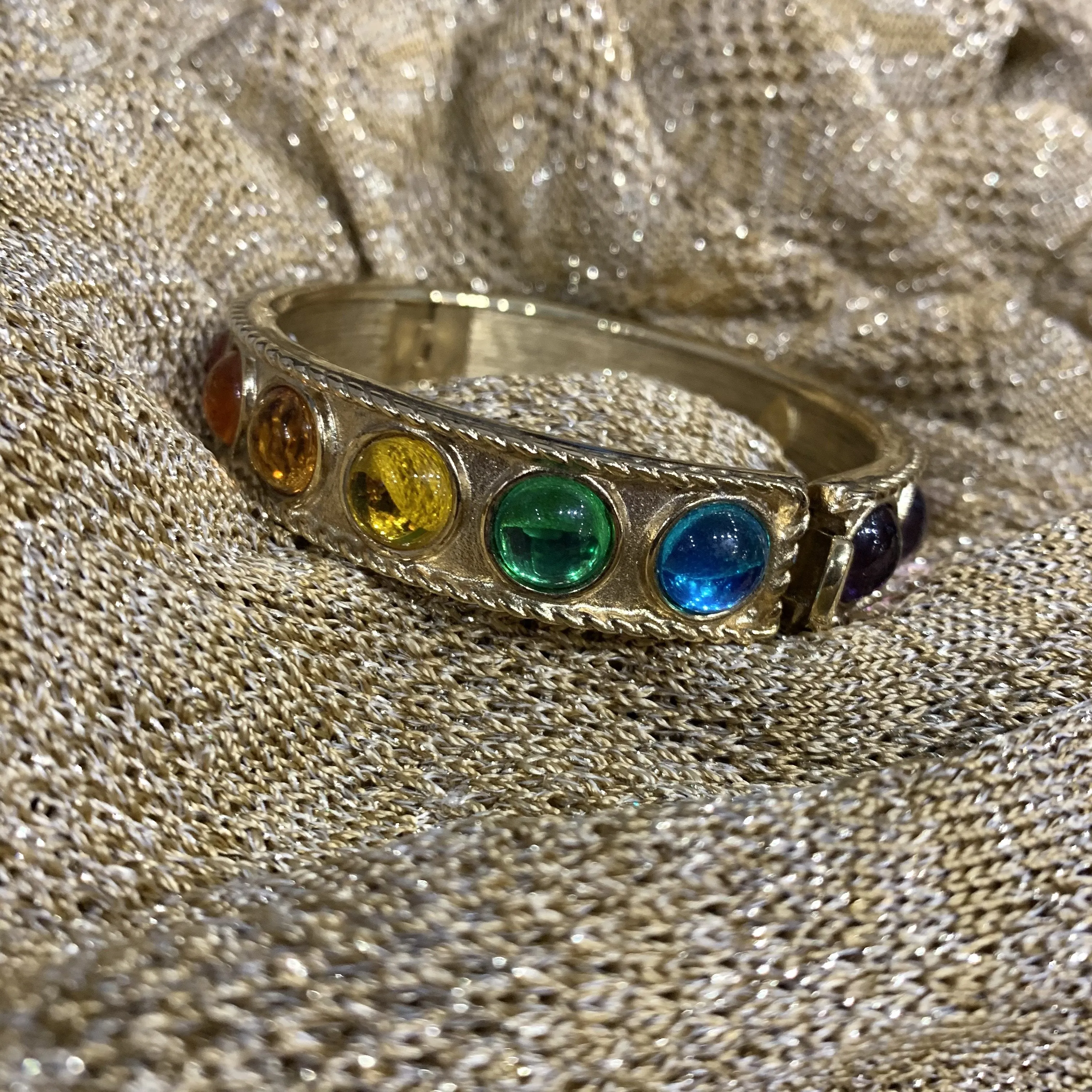 Multi colour rainbow bracelet by Joan Rivers