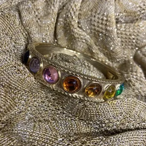 Multi colour rainbow bracelet by Joan Rivers