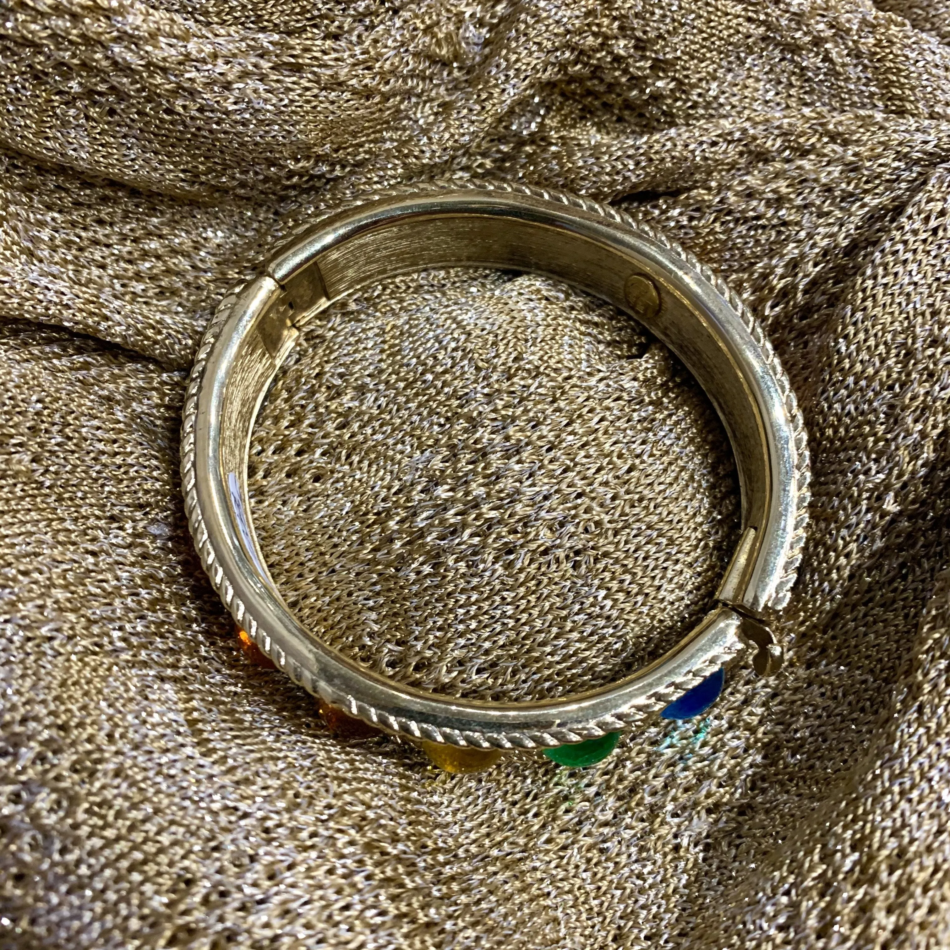 Multi colour rainbow bracelet by Joan Rivers