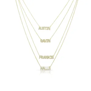 Multi Layer Name Necklace