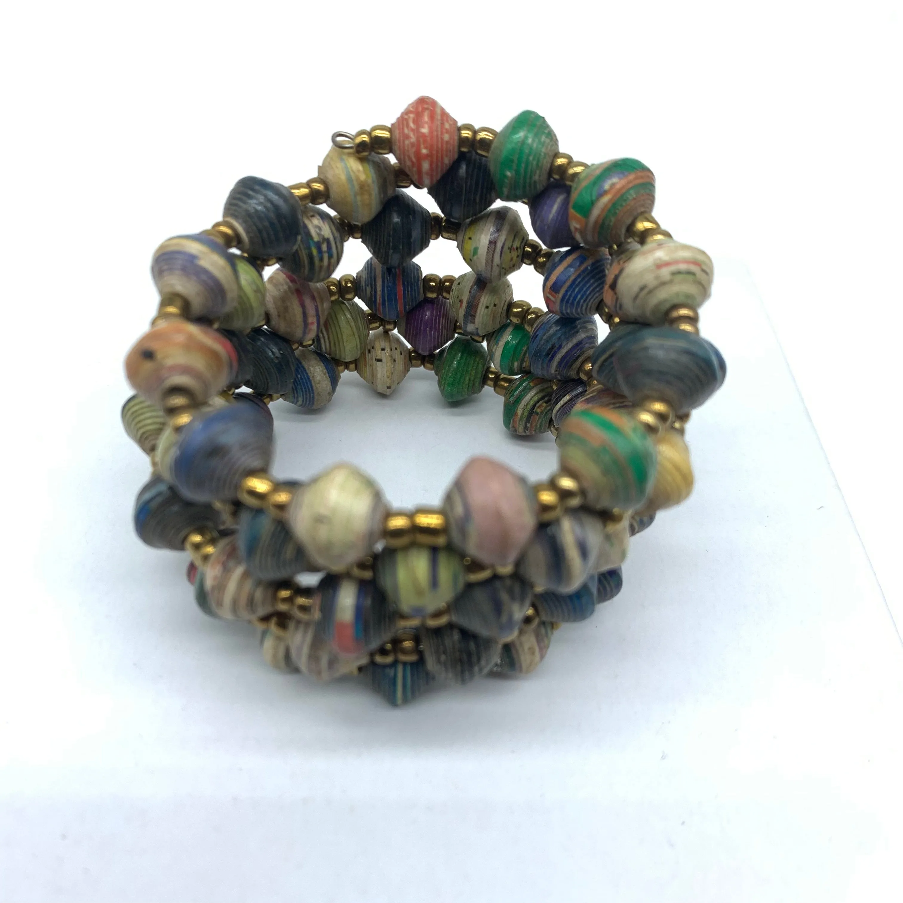 Paper Coil Bracelet-Multi colour 9