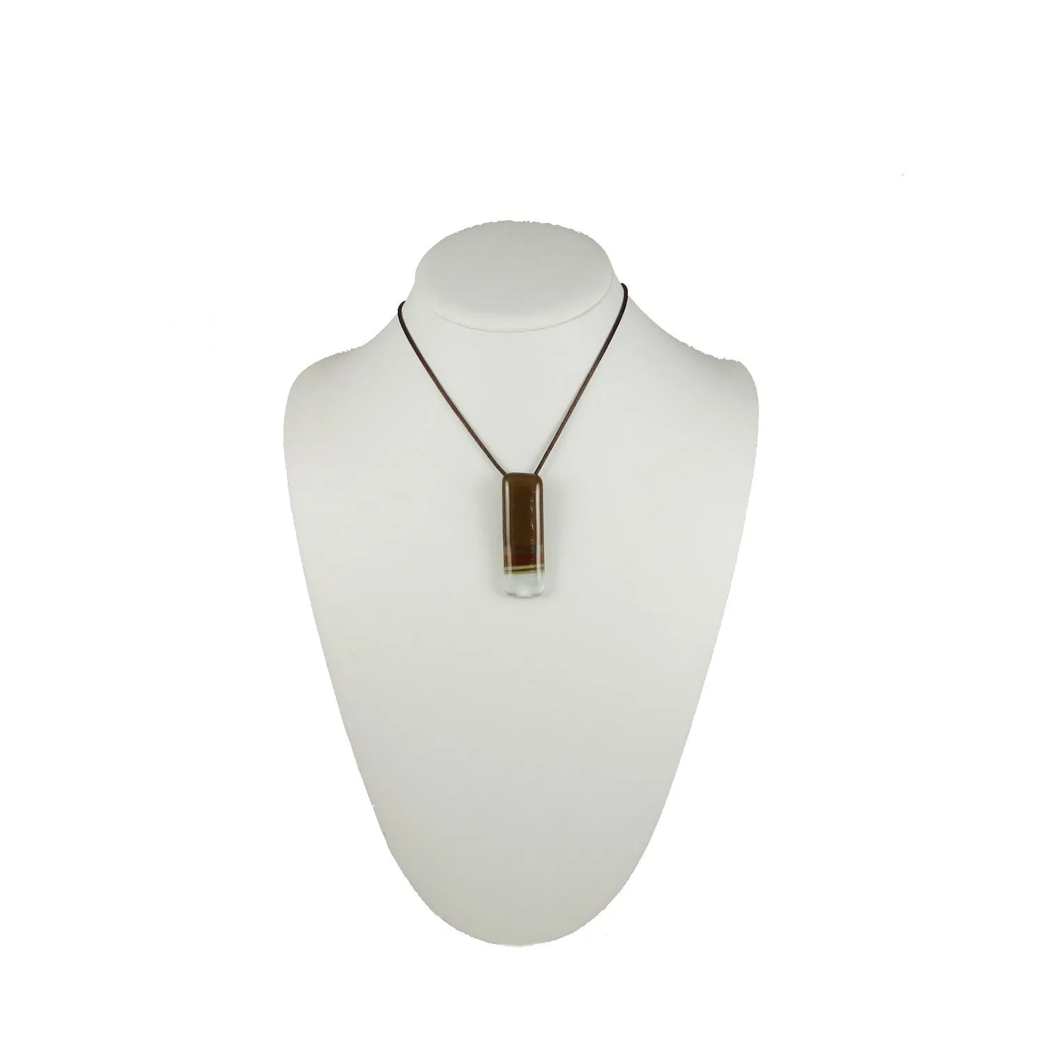 Pietri Glass Pendant - Brown