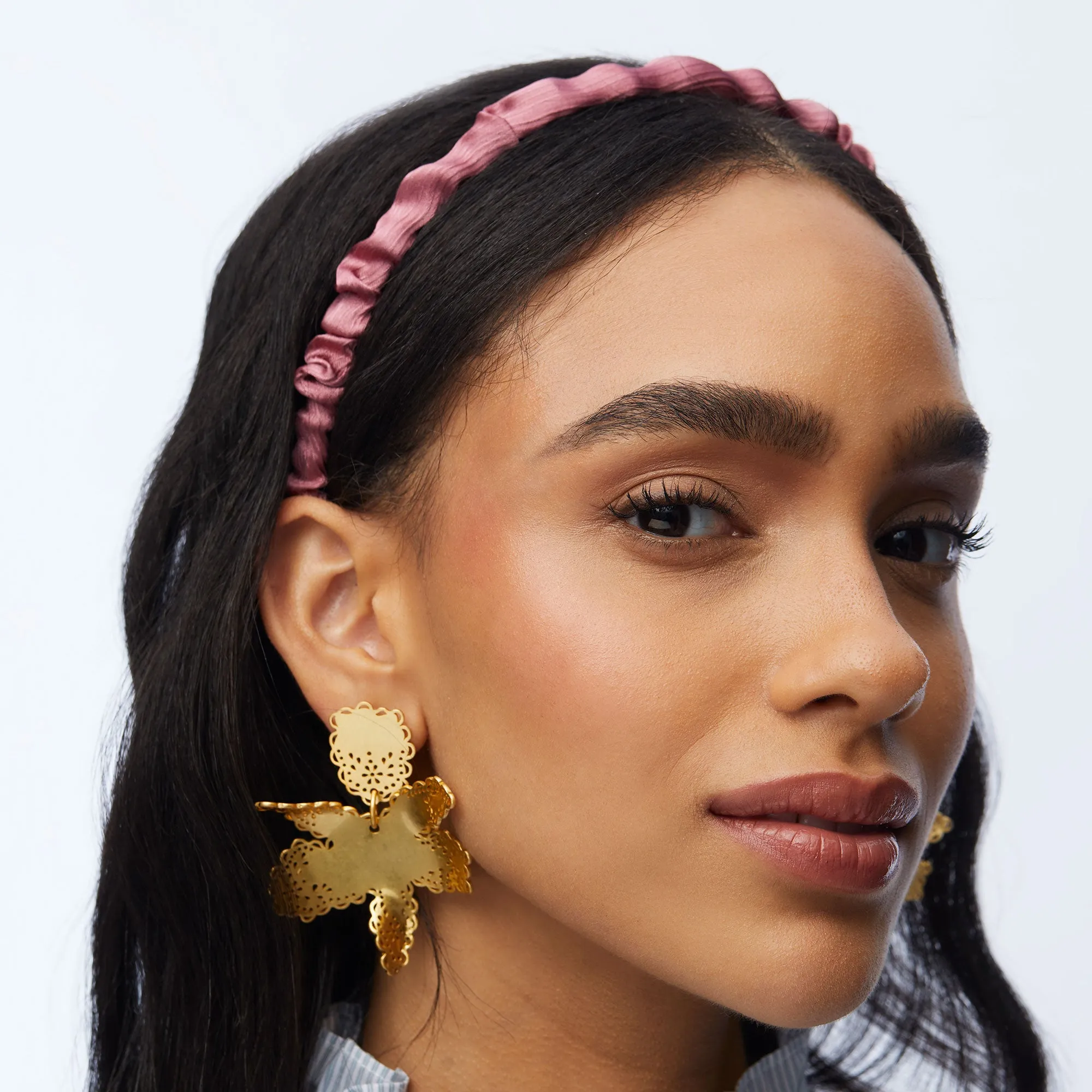 ROSE JESSIE SILK HEADBAND