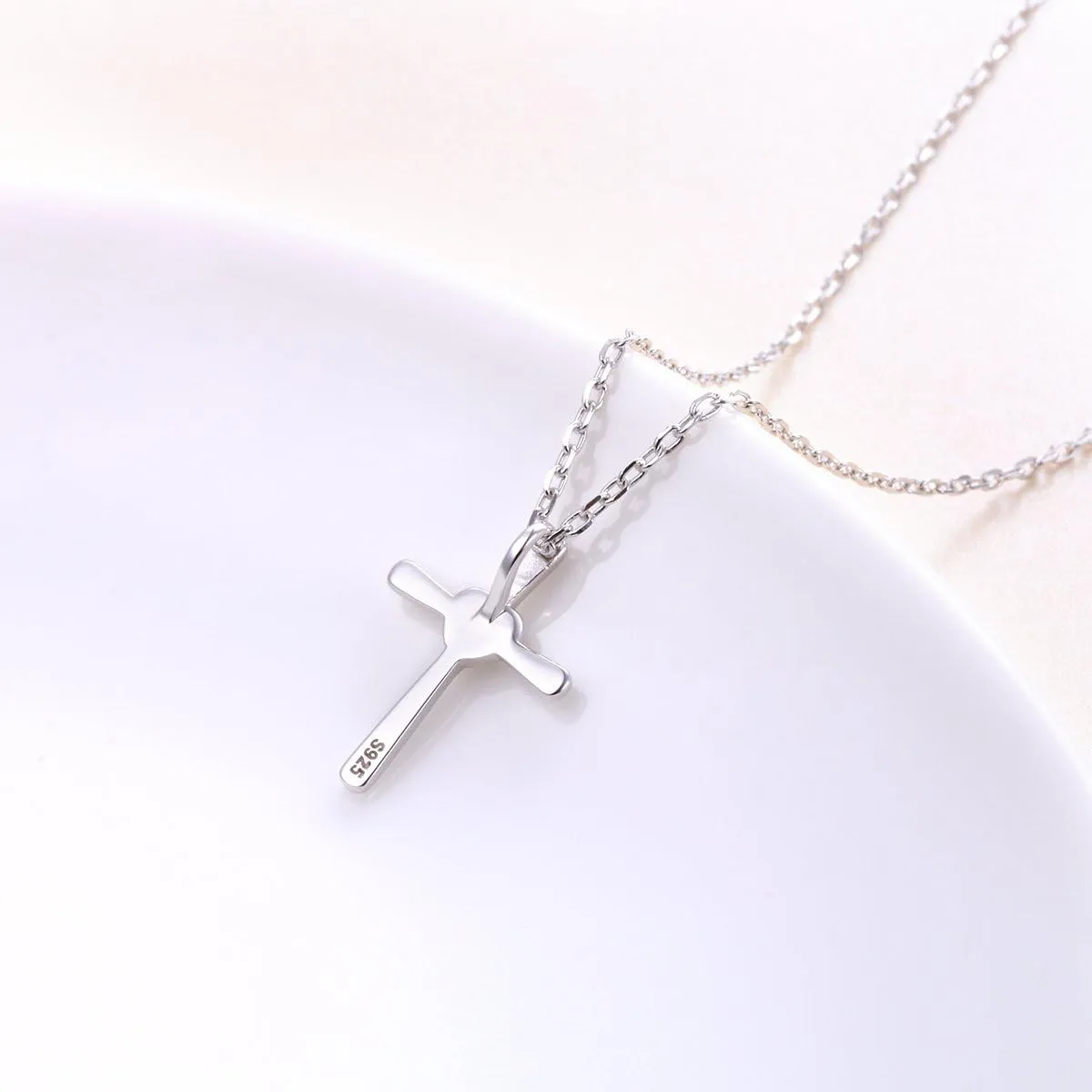 S925 Sterling Silver Small Cross Pendant Necklace Bracelet Earrings