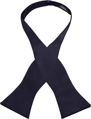 S.H. Churchill & Co. Men's Self-Tie Satin Bow Tie - Faux Silk for Wedding Tuxedo