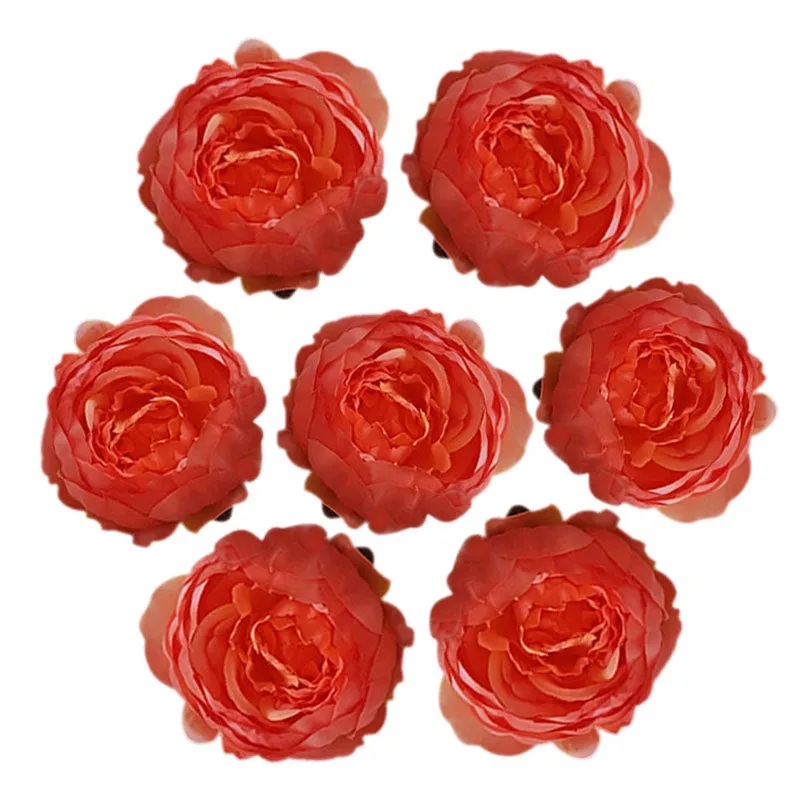 Silk Peony Flower Heads 50 Bulk for DIY Crafts Wedding Decor