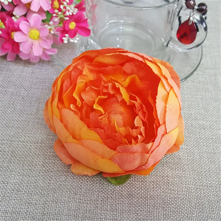 Silk Peony Flower Heads 50 Bulk for DIY Crafts Wedding Decor