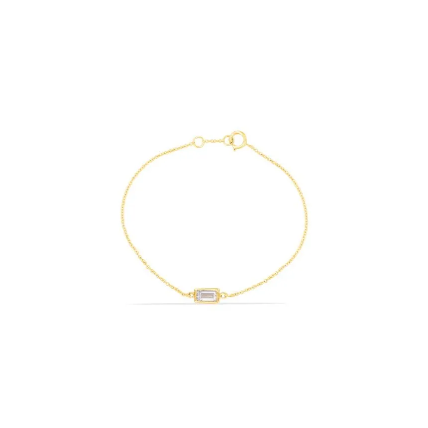 Single Stone Diamond Bracelet