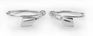 Small Rowing Hatchet Oar 22mm Hoop Earrings