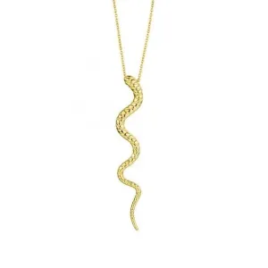 Snake Shaped Clavicle Necklace for Women Pendant Necklace