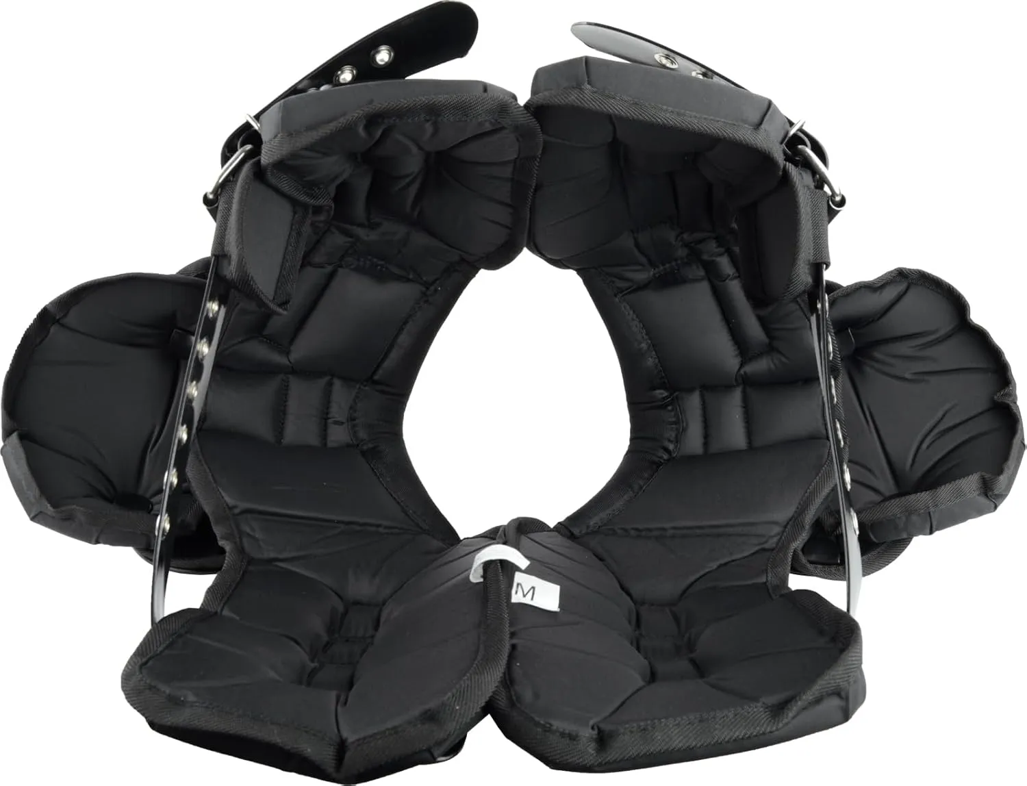 Sports Unlimited Adult Football Shoulder Pads, Mens Shoulder Pads for Football (Stealth/Xcalibur)